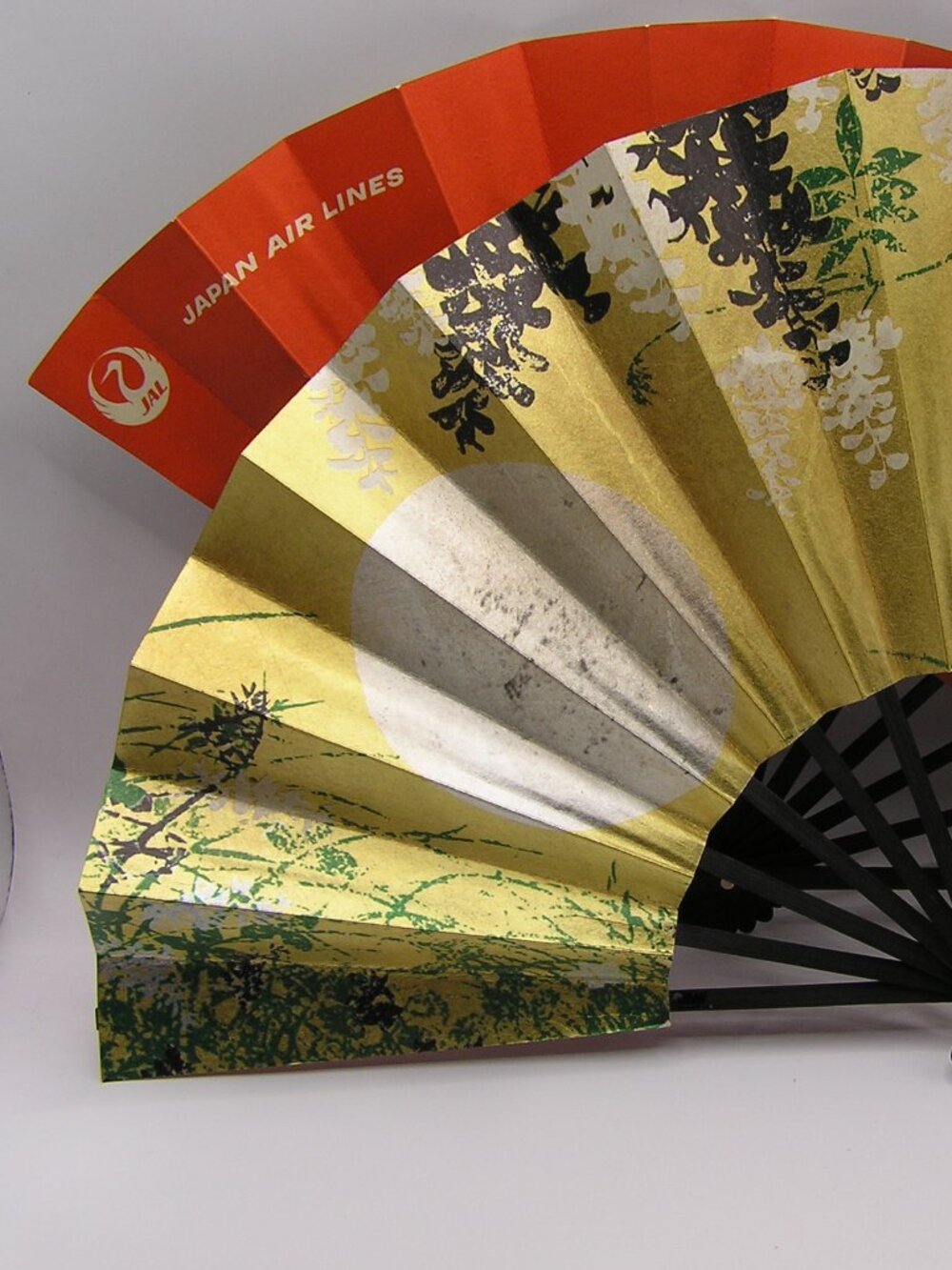 Vintage Japan Airlines 747 Flowers of the Seasons Fans